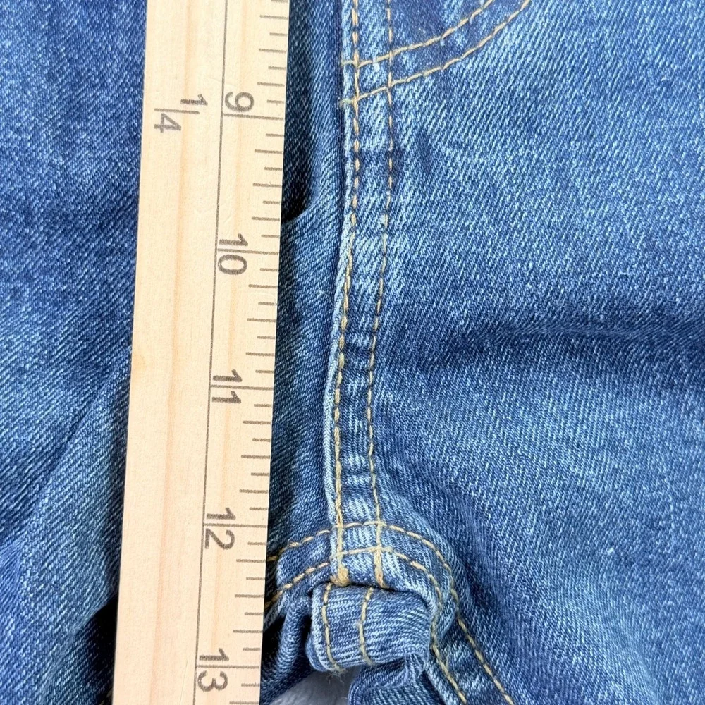 Levis 505 Regular Fit Stretch Jeans Mens 36x32 Blue Denim Mid Rise NWT